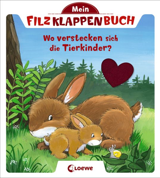 Cover von Mein Filzklappenbuch – Wo verstecken sich die Tierkinder?