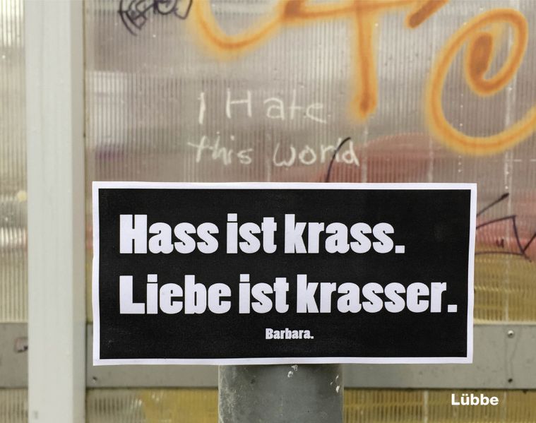 Cover von Hass ist krass. Liebe ist krasser