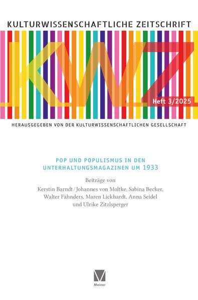 Cover von Pop und Populismus in den Unterhaltungsmagazinen um 1933