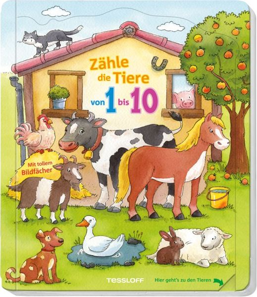 Cover von Zähle die Tiere von 1 bis 10