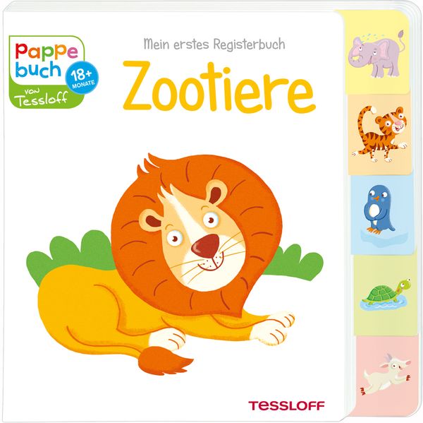 Cover von Mein erstes Registerbuch. Zootiere