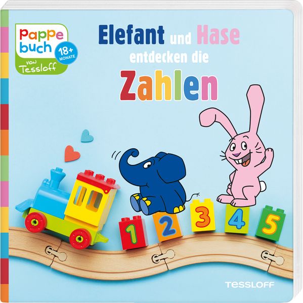 Cover von Elefant und Hase entdecken die Zahlen. Elefantastischer Lesespaß zum Staunen, Entdecken und Mitmachen