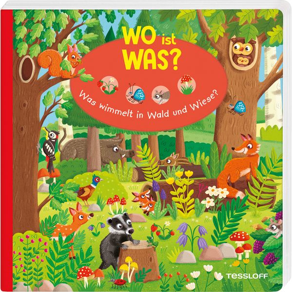Cover von WO ist WAS? Was wimmelt in Wald und Wiese?