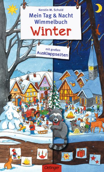 Cover von Mein Tag & Nacht Wimmelbuch Winter