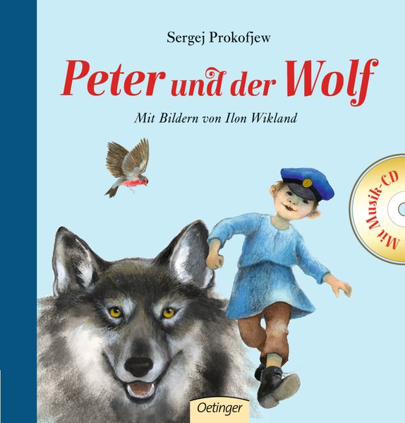Cover von Peter und der Wolf mit CD