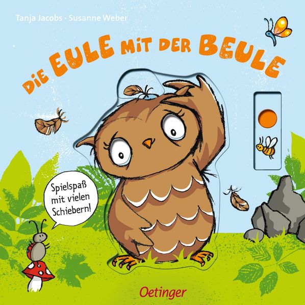 Cover von Die Eule mit der Beule. Spielspaß mit vielen Schiebern