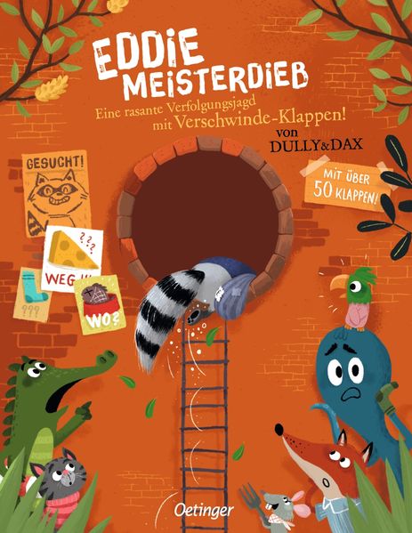 Cover von Eddie Meisterdieb. Eine rasante Verfolgungsjagd mit Verschwinde-Klappen!