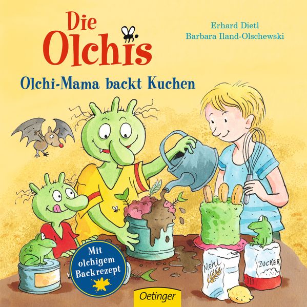 Cover von Die Olchis. Olchi-Mama backt Kuchen