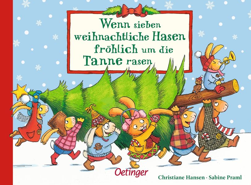 Cover von Wenn sieben weihnachtliche Hasen fröhlich um die Tanne rasen