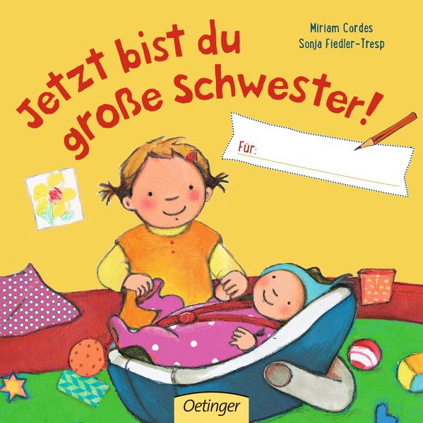 Cover von Jetzt bist du große Schwester! Für …