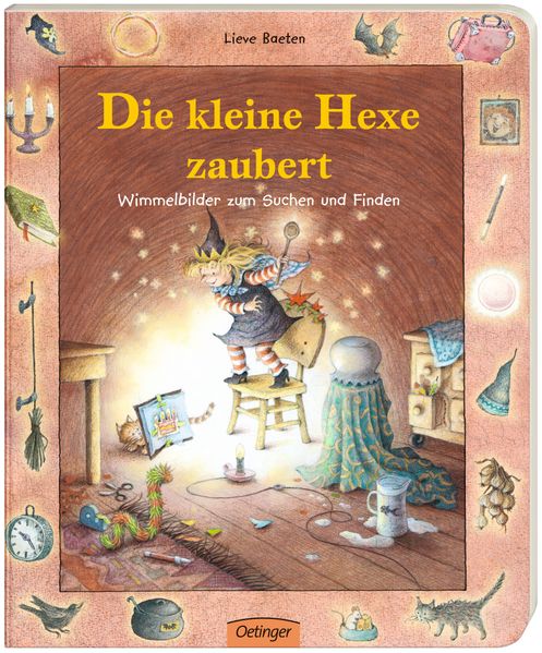 Cover von Die kleine Hexe zaubert Wimmelbilder zum Suchen und Finden