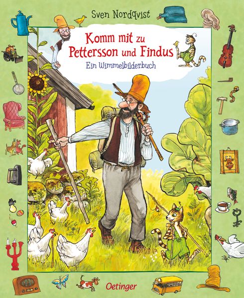 Cover von Komm mit zu Pettersson und Findus! Ein Wimmelbilderbuch