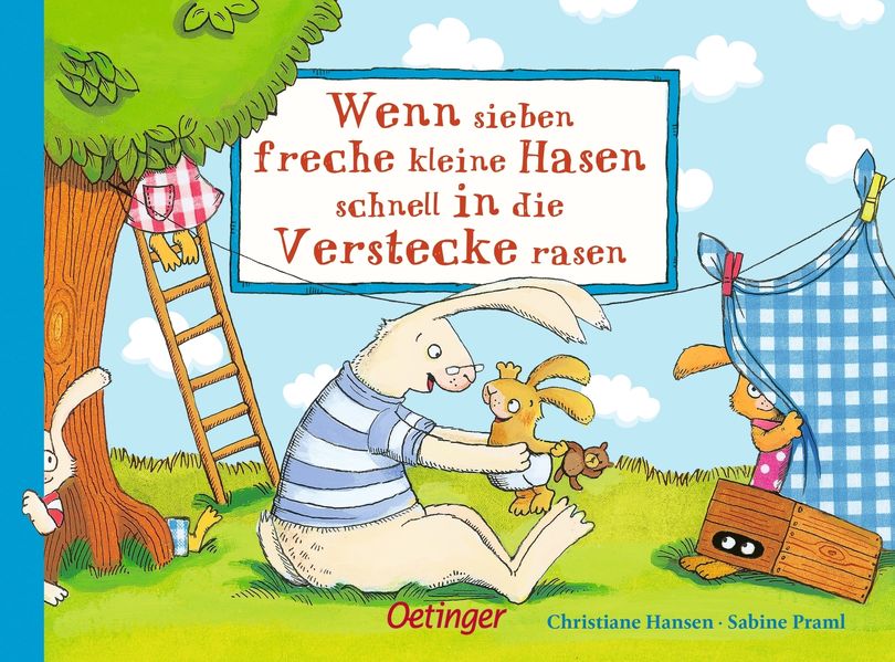Cover von Wenn sieben freche kleine Hasen schnell in die Verstecke rasen