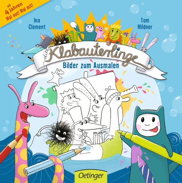 Cover von Die Klabauterlinge: Bilder zum Ausmalen