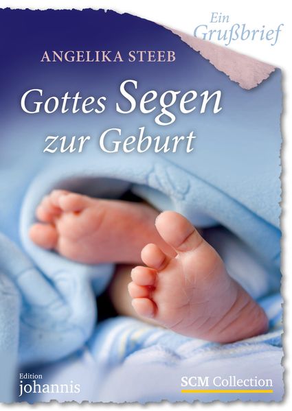 Cover von Ein Grußbrief – Gottes Segen zur Geburt – 5 Stück