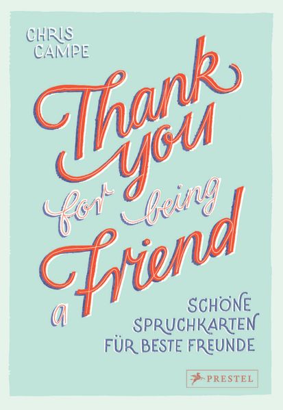 Cover von Thank you for being a friend.