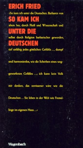 Cover von So kam ich unter die Deutschen