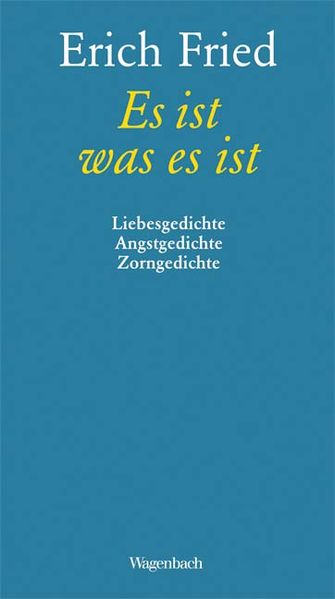 Cover von Es ist was es ist