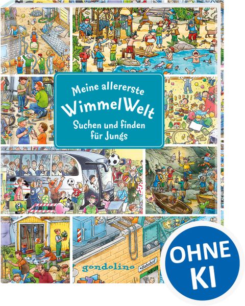 Cover von Meine allererste WimmelWelt – Suchen und finden für Jungs