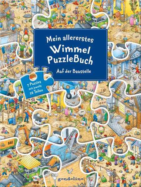 Cover von Mein allererstes WimmelPuzzleBuch – Auf der Baustelle
