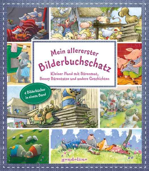 Cover von Mein allererster Bilderbuchschatz: Kleiner Hund mit Bärenmut, Benny Bärentatze und andere Geschichten