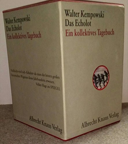 Cover von Das Echolot – Ein kollektives Tagebuch (1.1.43 – 28.2.43) Januar und Februar 1943 – (2. Teil des Echolot-Projekts)