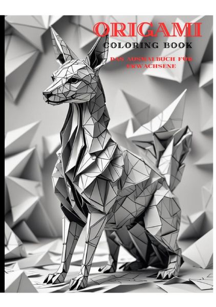 Cover von Das Origami Ausmalbuch für Erwachsene