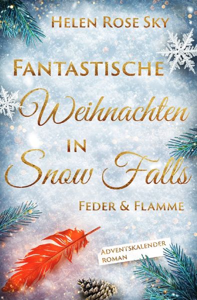 Cover von Fantastische Weihnachten in Snow Falls: Feder & Flamme