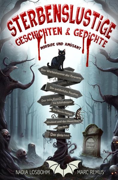 Cover von Sterbenslustige Geschichten & Gedichte – Morbide und Amüsant