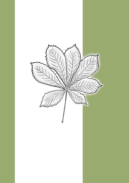 Cover von Notizheft Wald Blatt