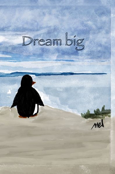 Cover von Notizbuch – Dream big