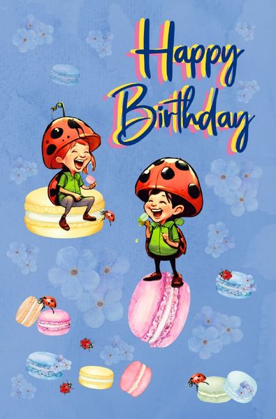 Cover von Geburtstags Glückspilze/Happy Blue Geburtstag