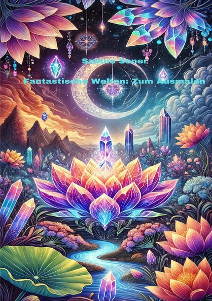 Cover von Fantastische Welten: Zum Ausmalen