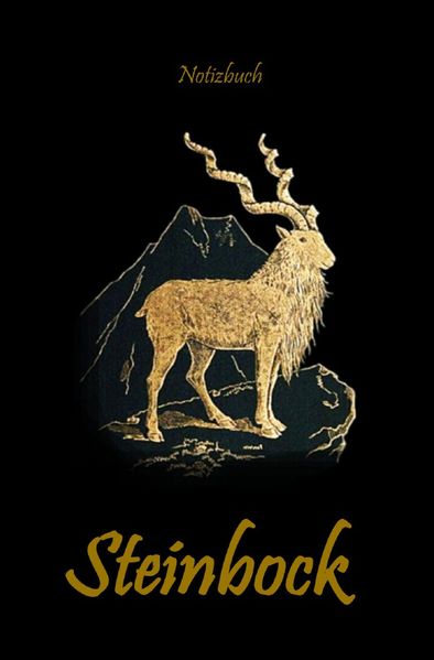 Cover von Notizbuch Steinbock