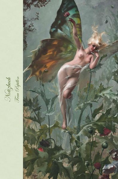 Cover von Notizbuch Frau Papillon