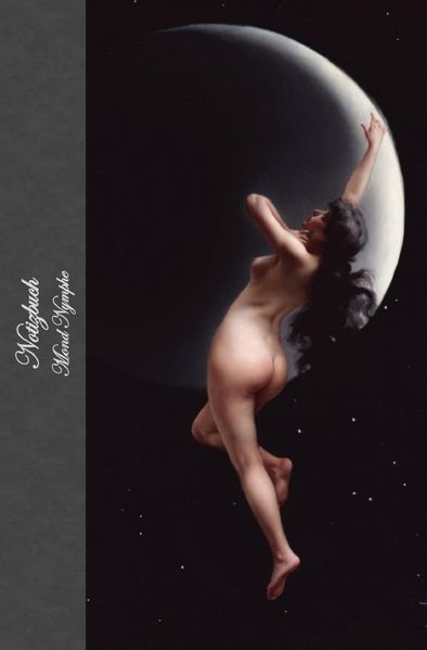 Cover von Notizbuch Mond Nymphe