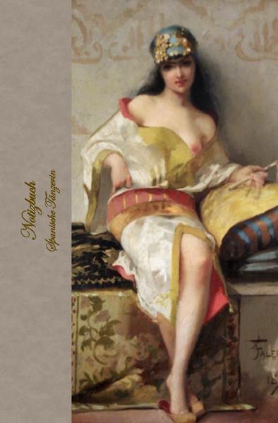 Cover von Notizbuch Spanische Tänzerin