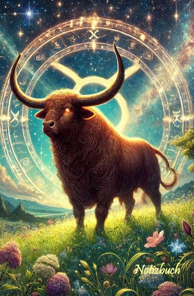 Cover von Notizbuch Stier Sternzeichen