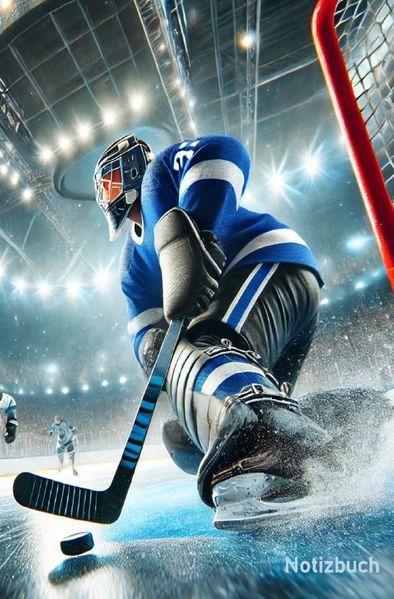 Cover von Notizbuch Eishockey