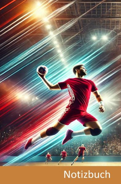 Cover von Notizbuch Handball
