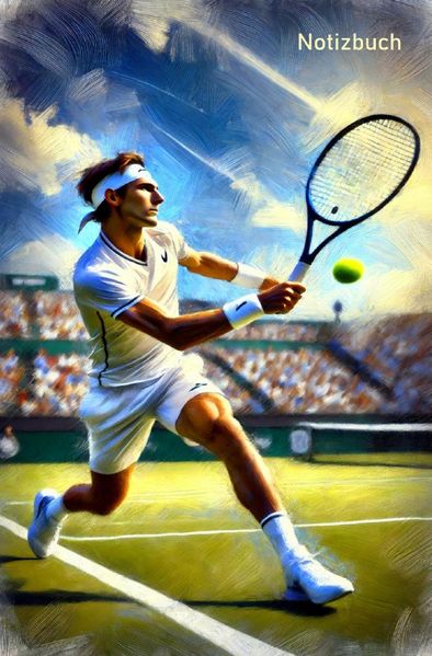 Cover von Notizbuch Tennis
