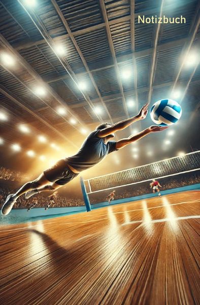 Cover von Notizbuch Volleyball