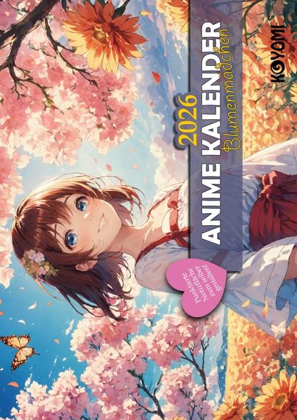 Cover von Anime Kalender Blumenmädchen