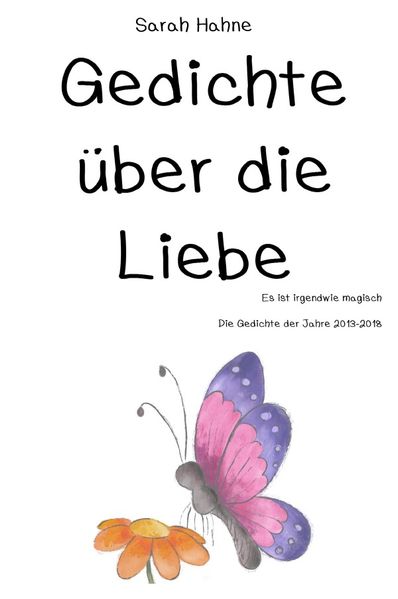 Cover von Gedichte über die Liebe