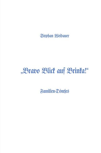 Cover von Bravo Blick auf Brinka