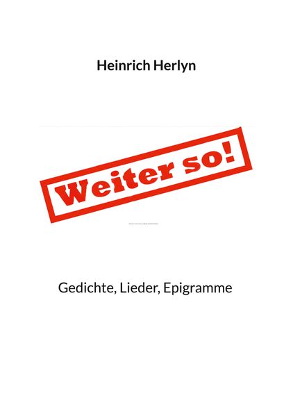 Cover von Weiter so