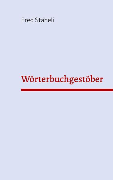 Cover von Wörterbuchgestöber