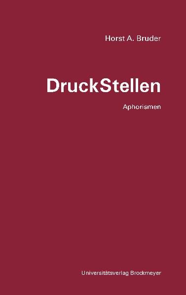 Cover von DruckStellen.
