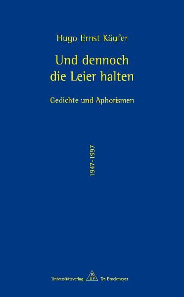 Cover von „Und dennoch die Leier halten“