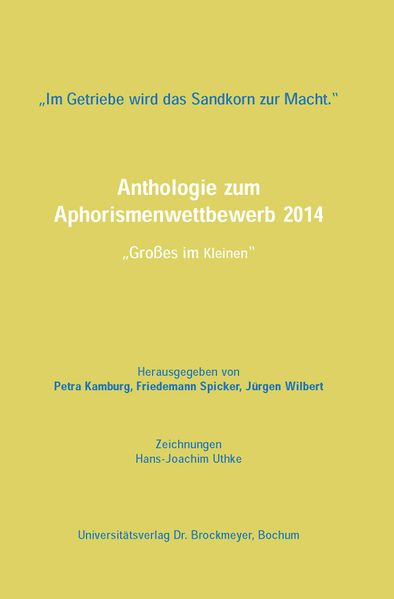 Cover von „Im Getriebe wird das Sandkorn zur Macht.“
